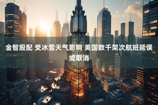 金智股配 受冰雪天气影响 美国数千架次航班延误或取消